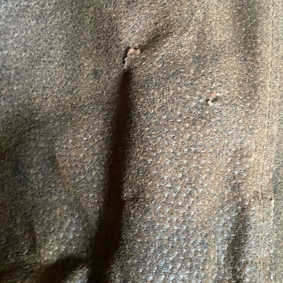 Vintage Phase 2 Men’s Bomber Jacket “100% Genuine Leather and Mapped Lining” - Picture 9 of 12